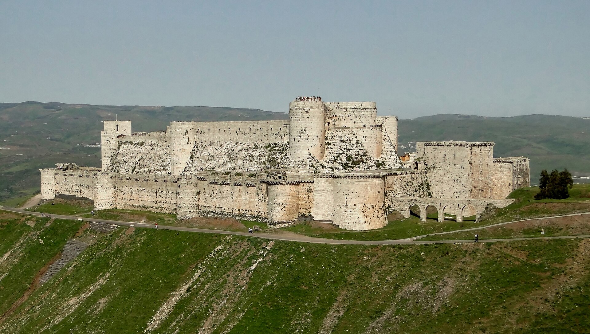 Krak des Chevaliers, stronghold of the Knights Hospitaller