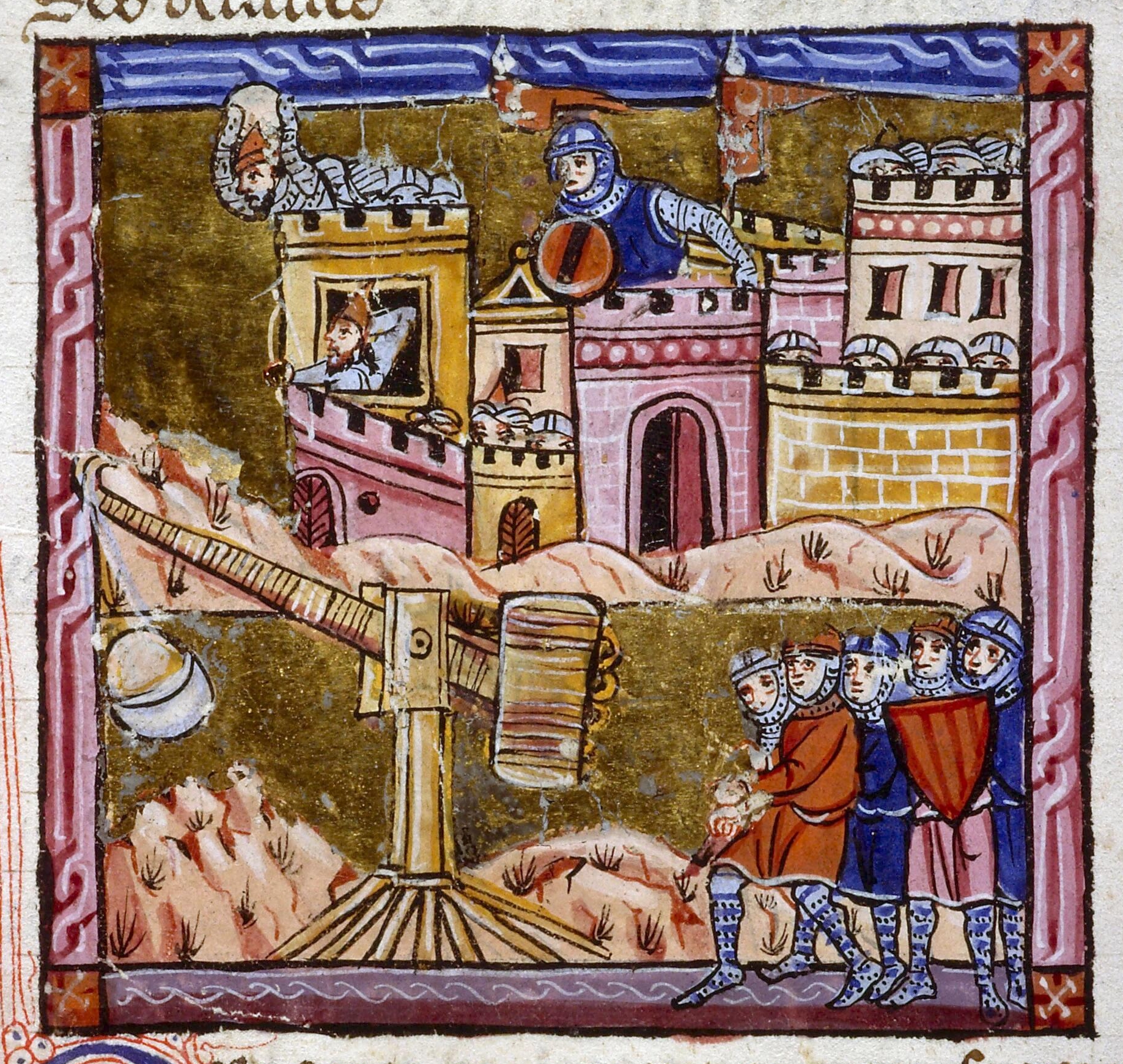 The Siege of Antioch — William of Tyre, Histoire d’Outremer (Lyon, BM Ms 828)